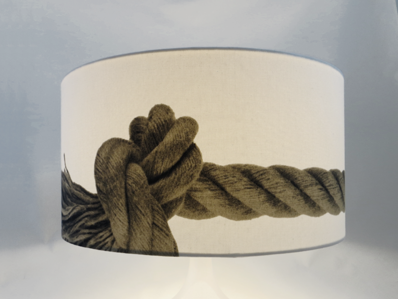 Handmade Lampenschirm "Knoten" Ø 40 cm
