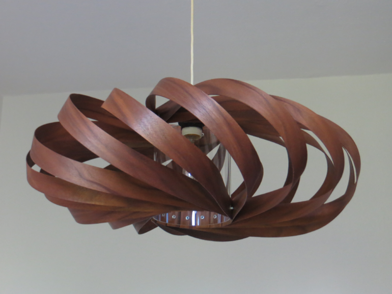 Handmade Lampenschirm "Fleur" Lampenschirm Ø ca. 65 cm - Holz
