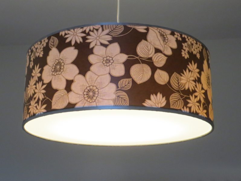 Lampenschirm "70er Blumen" Ø 50 cm